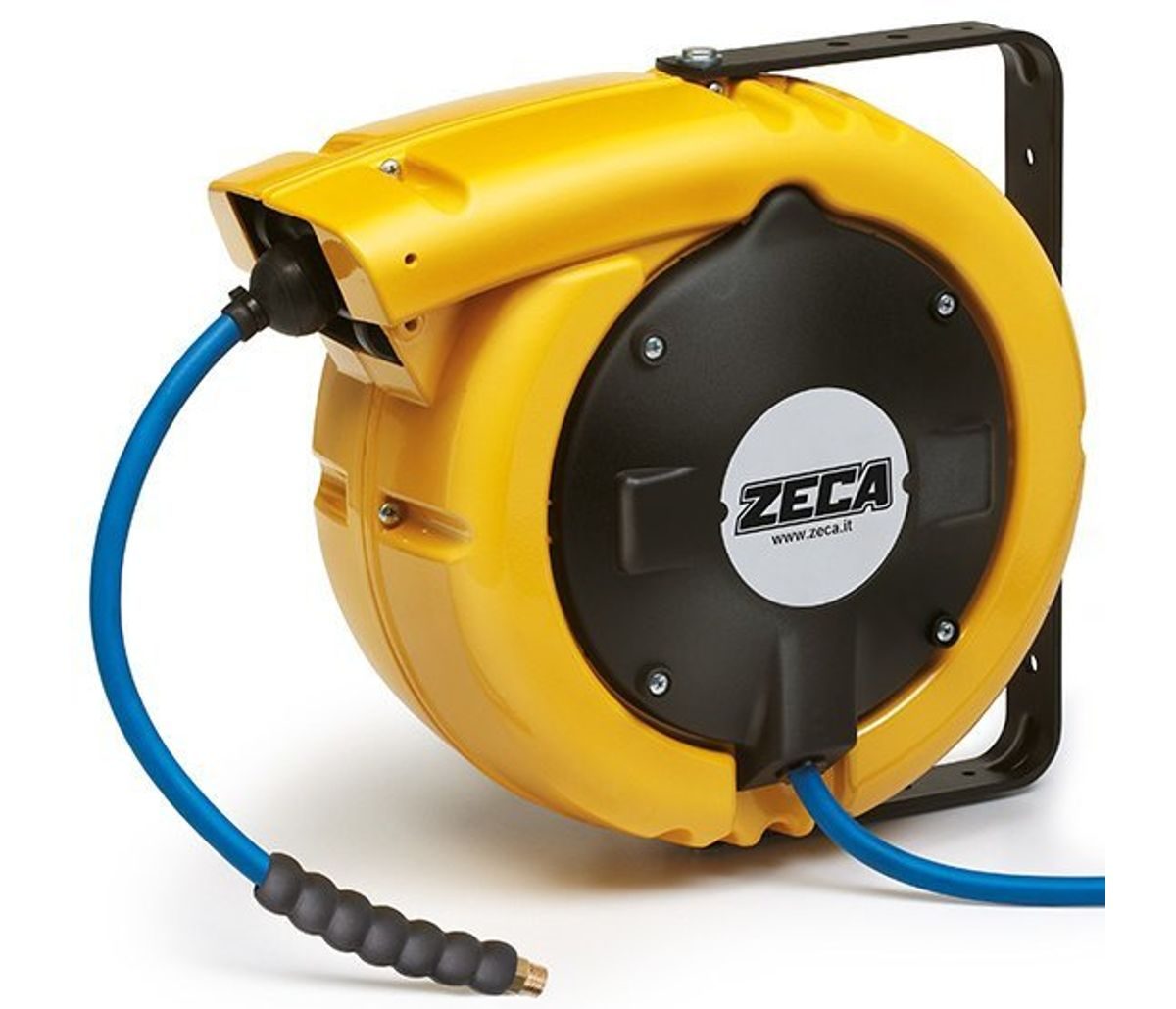 Avvolgitubo automatico da parete con tubo per aria compressa